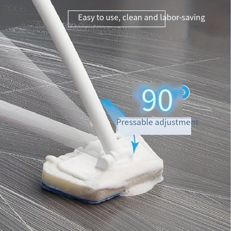 Long Handle Sponge Cleaning Brush For Tile Bathtub And Pool - Temu