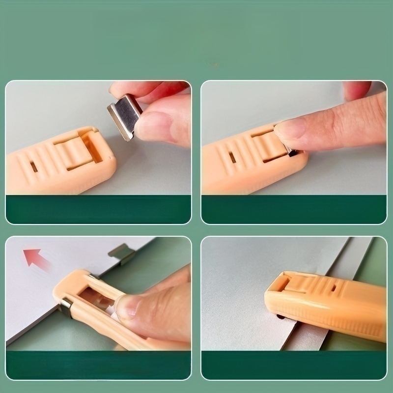 40pcs Long Tail Clip Iron Clip Office Stationery Paper Binding Small Clip