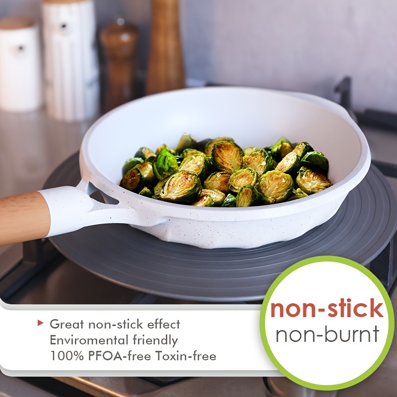 Nonstick Saute Pan Pfoa Free Induction Skillet Stir Fry Pan - Temu