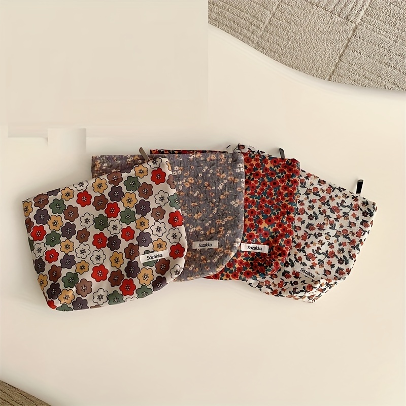 Makeup Bag Clutch Cosmetic Bags Retro Cosmetic Pouch Toiletry