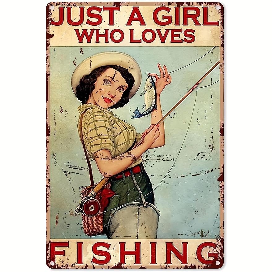 Fishing I Fish I Drink Beer and I Know Things Tin Signs, Gift for  Fisherman, Funny Vintage Metal Tin Sign Plaqu Poster Wall Art Pub Bar  Kitchen Garden