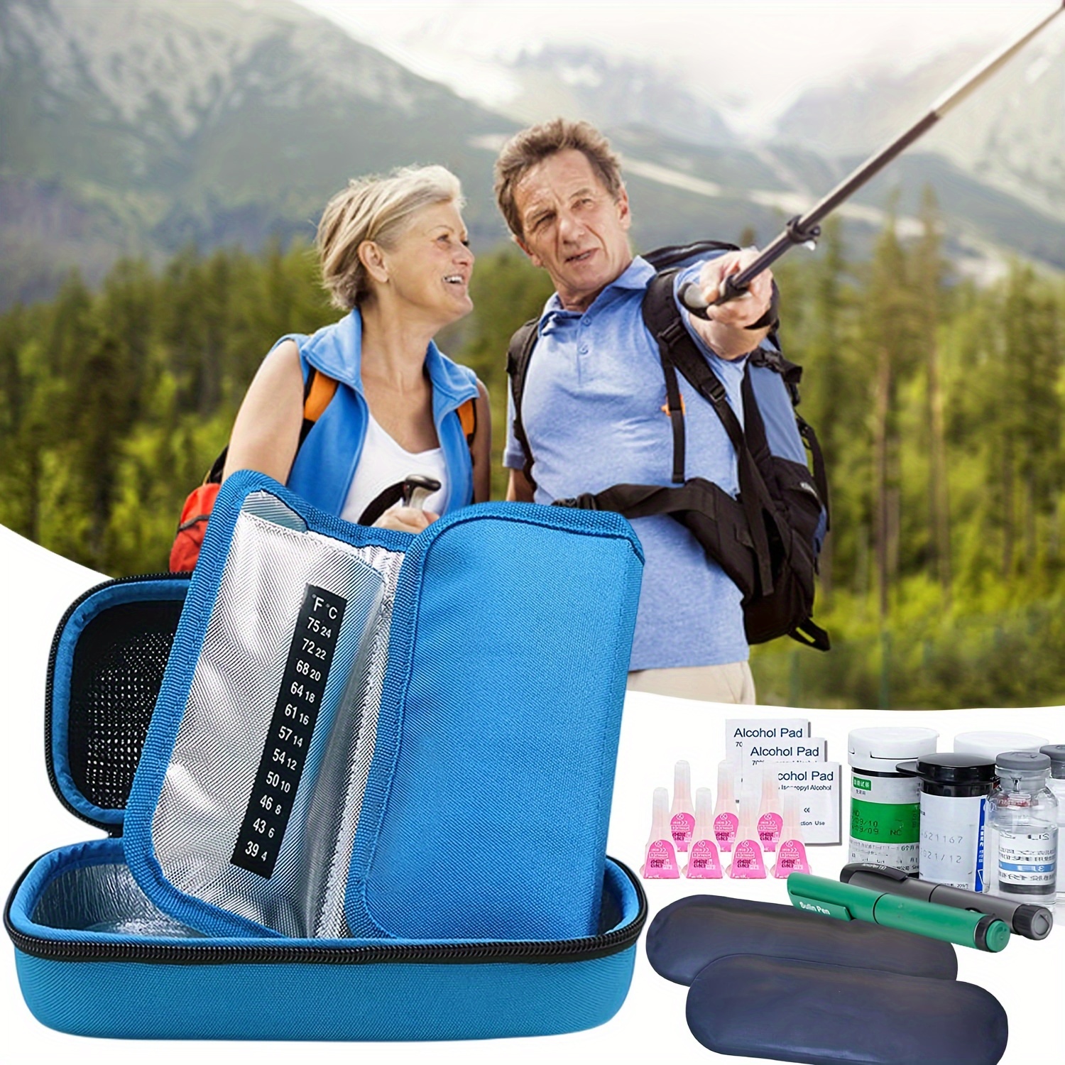 Insulin Cooler Travel Case Diabetic Insulated Organizer - Temu