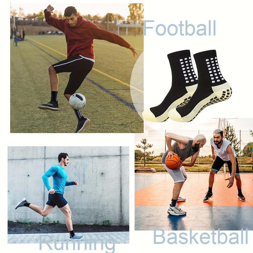 3 Par yoga ejercicio calcetines medias antideslizantes para futbol