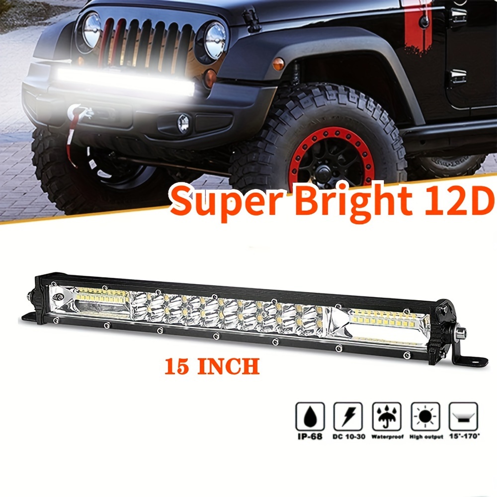 Super Bright 72W LED Barra Luce da Lavoro per Auto - Perfetta per  Fuoristrada, SUV, ATV, Trattore e Altro! - Temu Italy