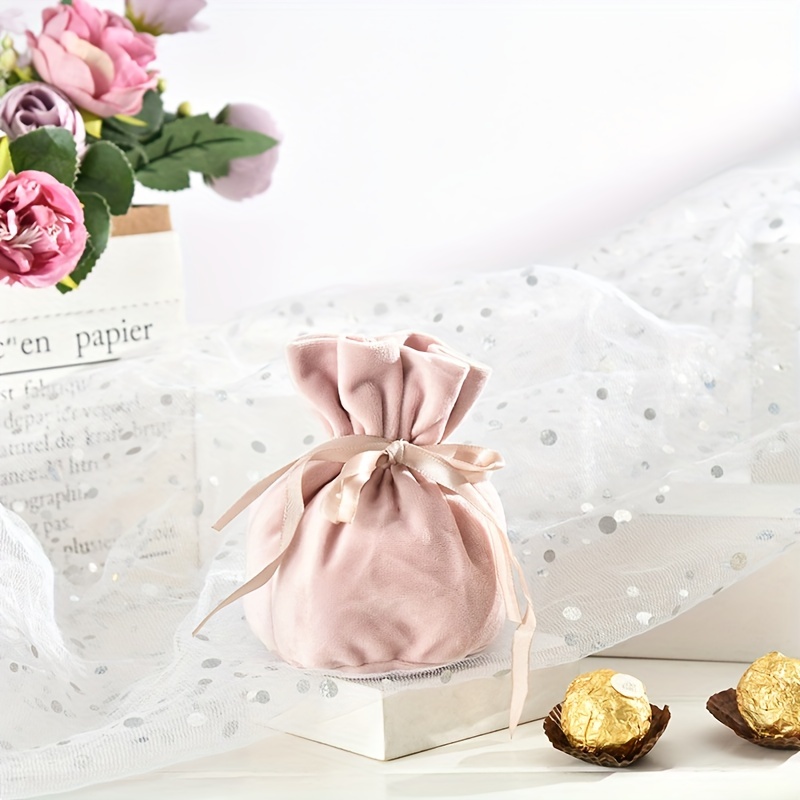  Wedding Candy Bag Flannel Wedding Candy Packing Bag