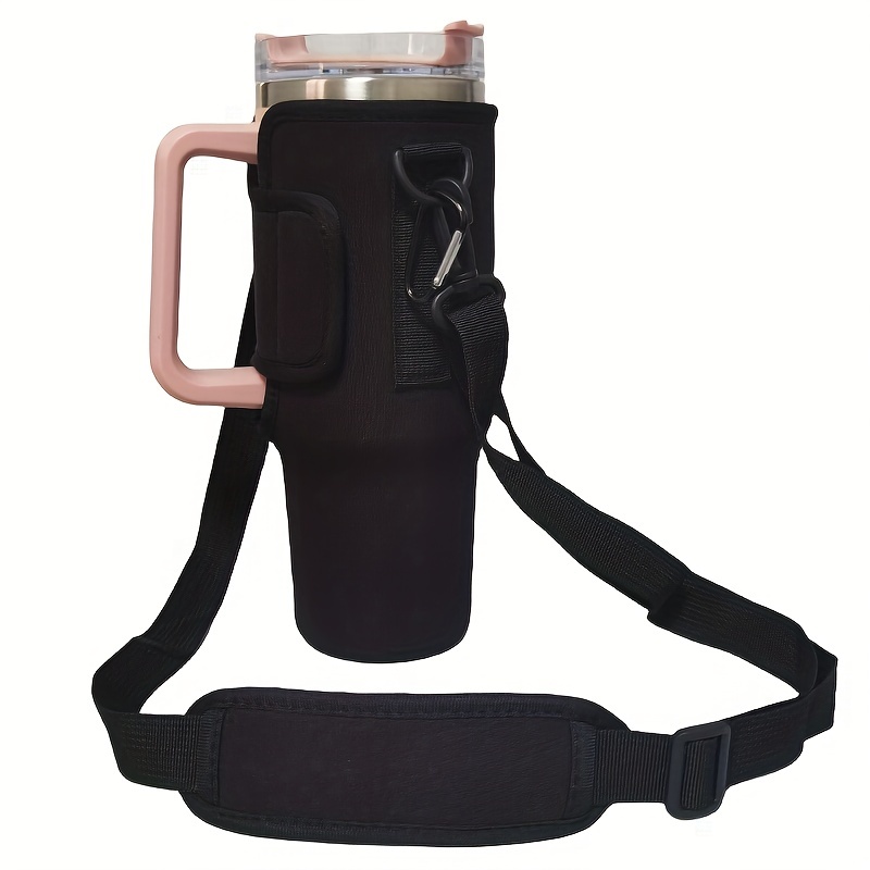 Support de sac de porte-bouteille d'eau, manchon de bouteille en néoprène  pour les accessoires de la coupe Stanley 40oz avec sangle accessoires de  bouteille de gymnastique
