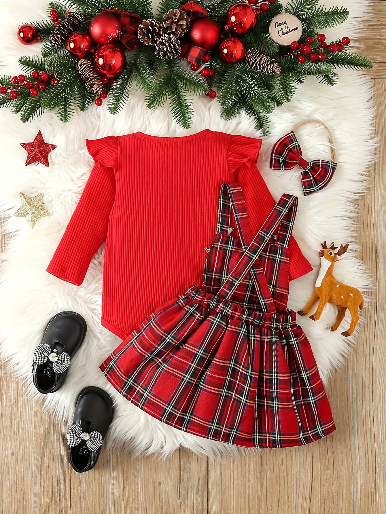 Christmas suspender skirt best sale