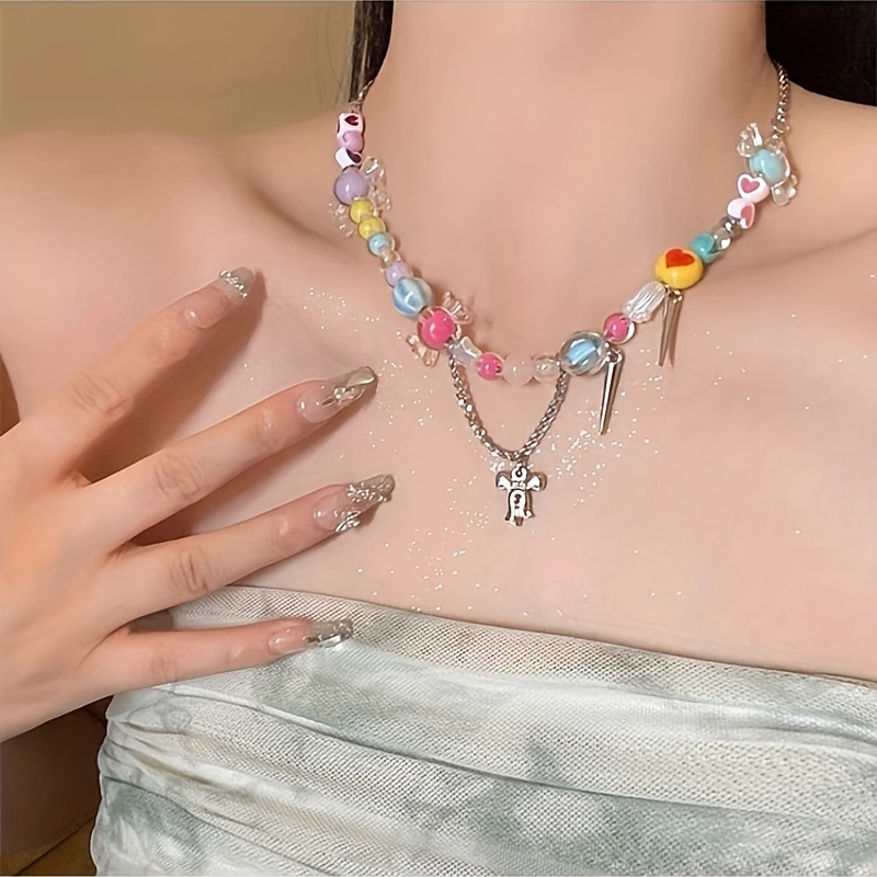 Sparkling Little Star Necklace, Choker Jewelry For Girls For Daily  Decoration
