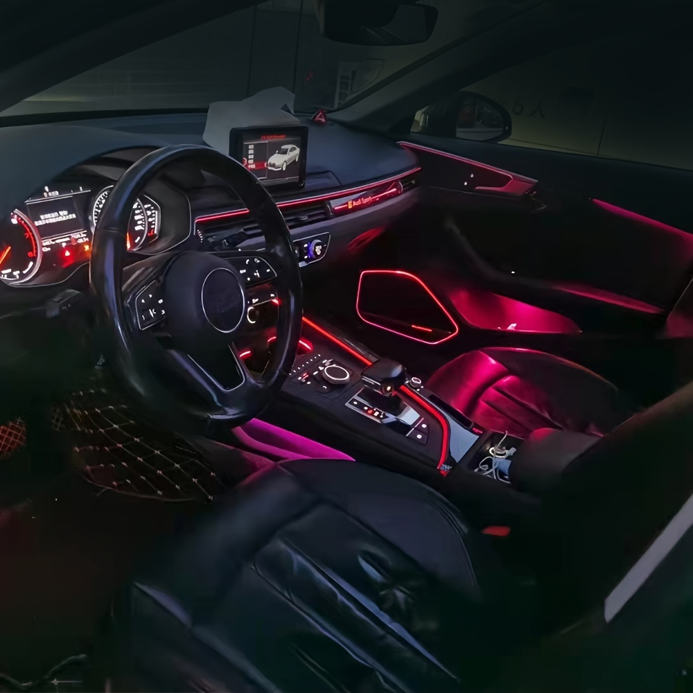 Style Universel Coloré Rgb Symphony Car Ambient Interior Led - Temu France