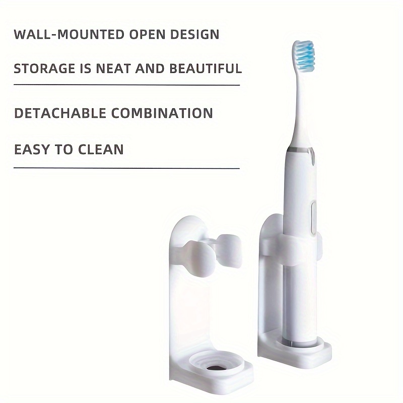 Easy install Wall Mounted Toothbrush Holder Punch free - Temu