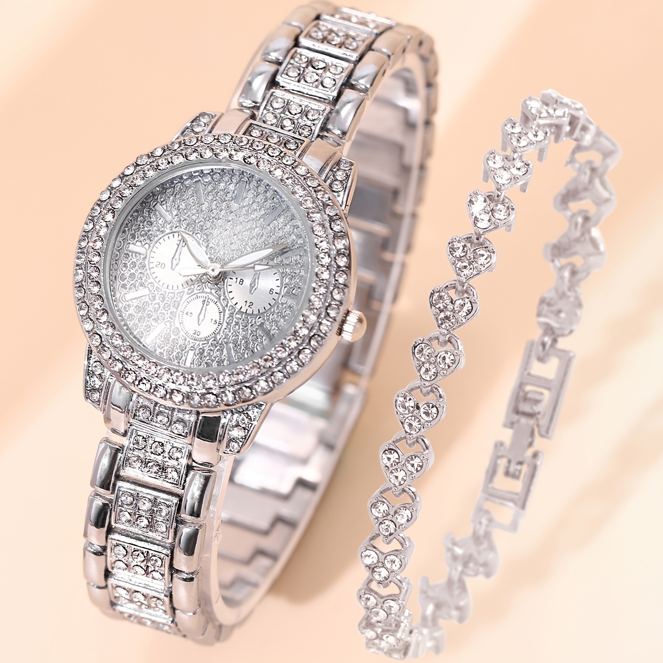 Wristwatches Quartz Watch Women Rhinestone Watches