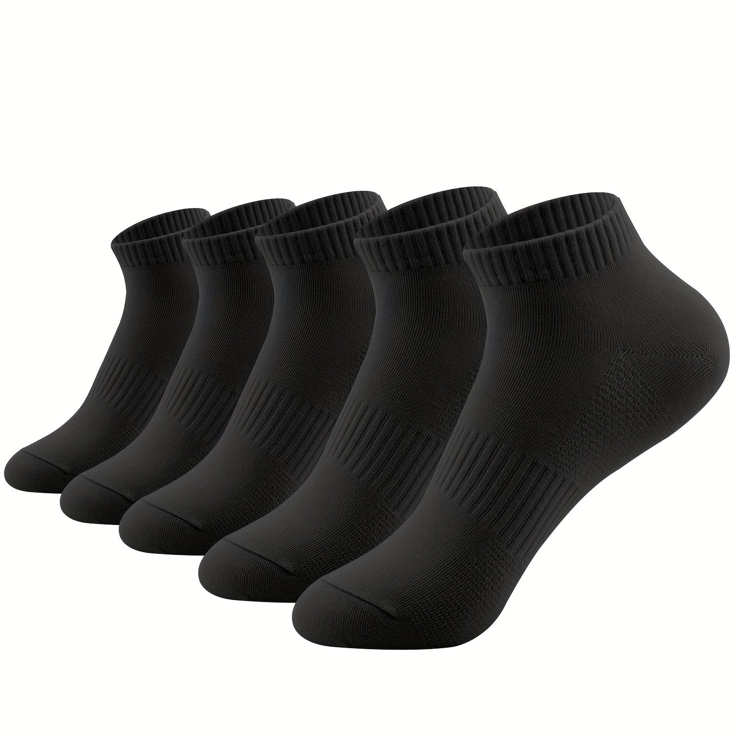 5 Pairs Mens Womens Ankle Socks Sport Cotton Crew Socks Low Cut Invisible  Soft