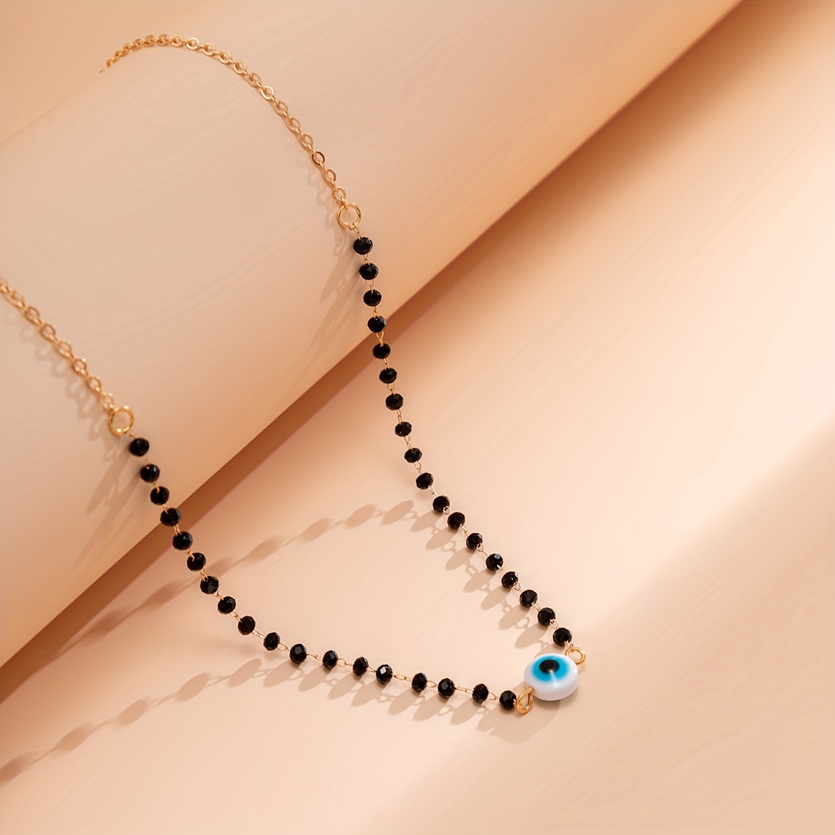 Stylish Beaded Evil Eye Necklace