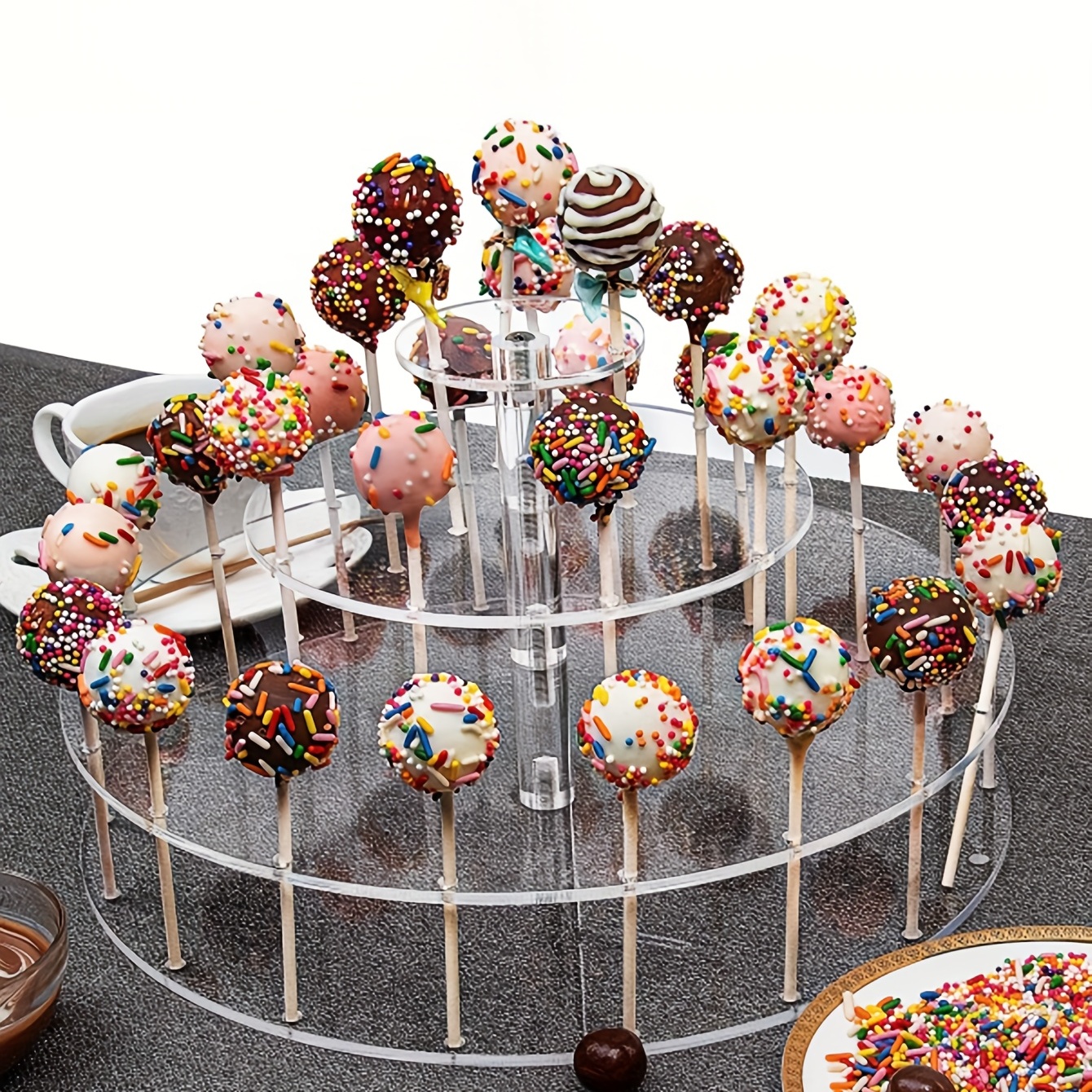Acrylic Cake Pop Stand - Holds 12 or 18 | Candy's Cake Pops