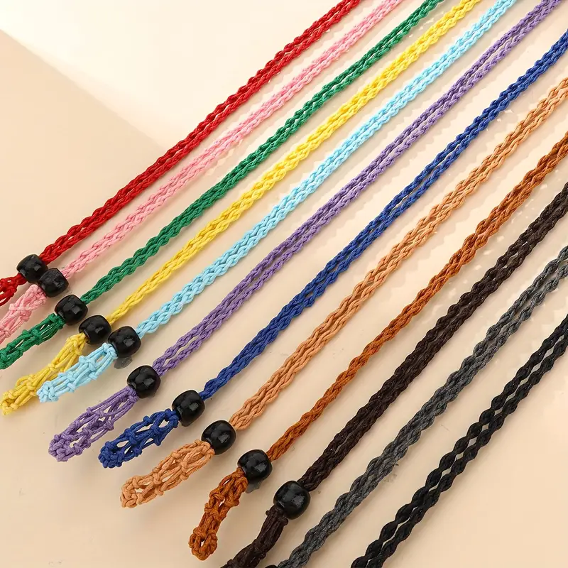 Colorful Rope Braided Bracelet Set Adjustable Handmade Hand - Temu