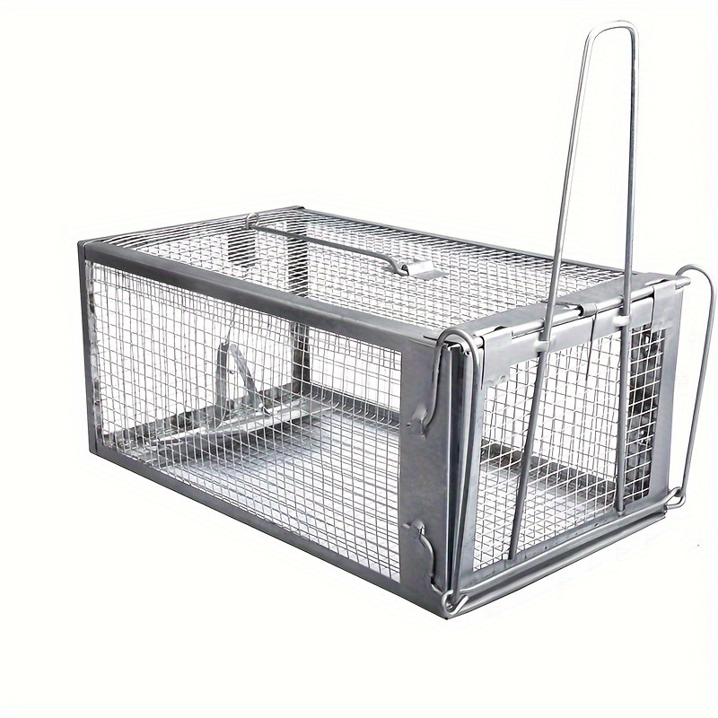 Humane Rat Trap, Chipmunk Rodent Trap That Work for Indoor and Outdoor  Small Animal - Mouse Voles Hamsters Live Cage Catch and Release 
