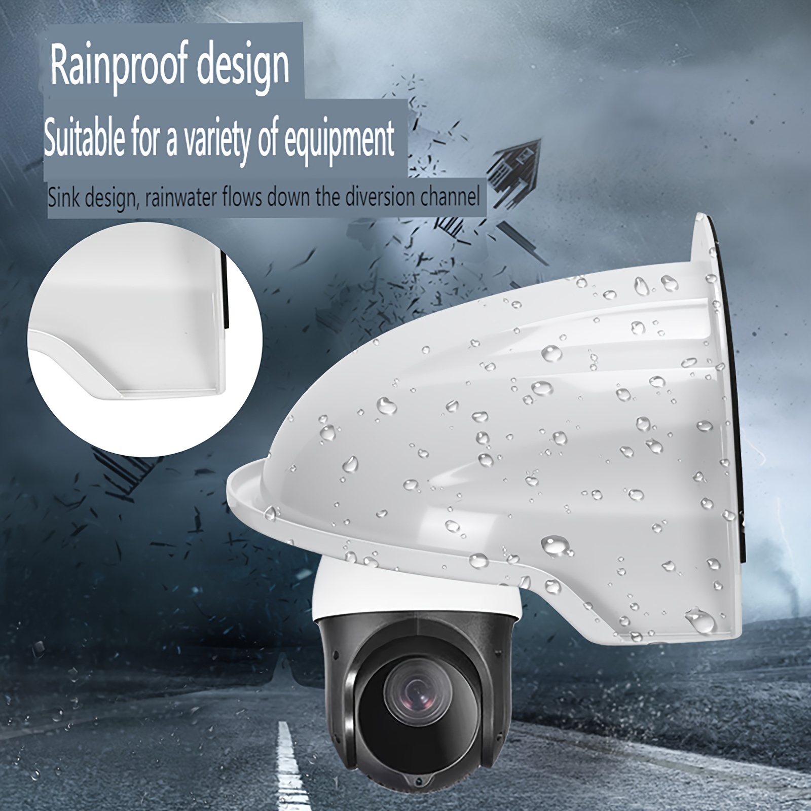

Srs Universal Sun Rain Shade Camera Cover Shield For Outdoor Camera