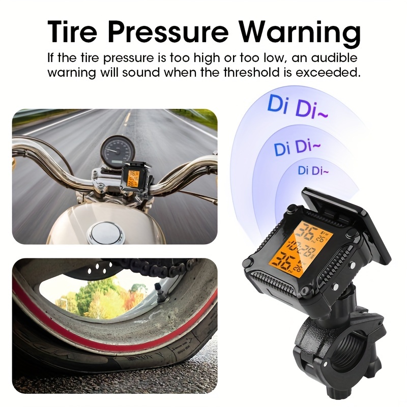 Pro Tpms Motorcycle Tire Pressure Sensors Motor Tmps Tire - Temu