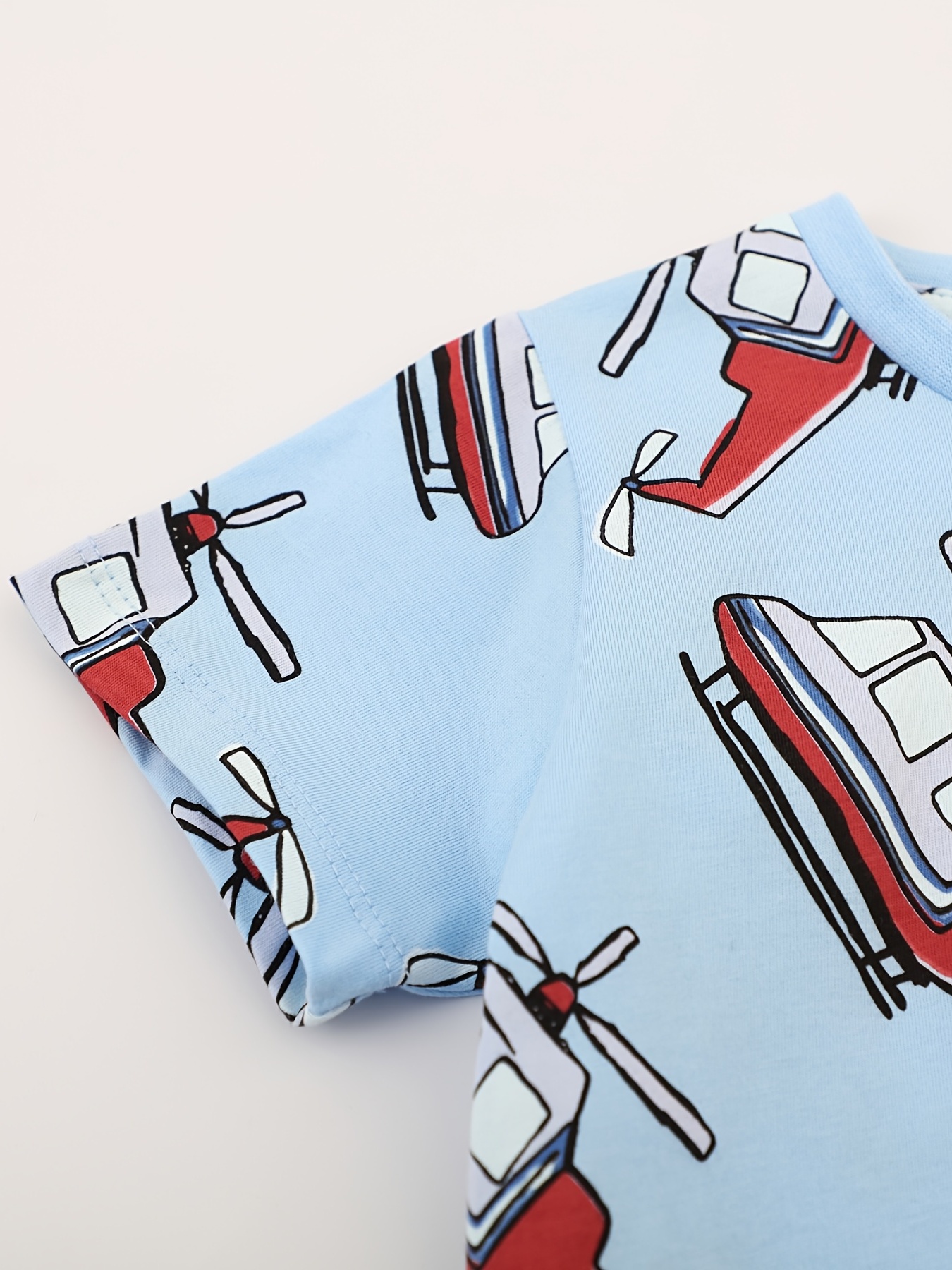 New Cartoon Planes Printed T Shirt For Boy Men Fashion Casual T
