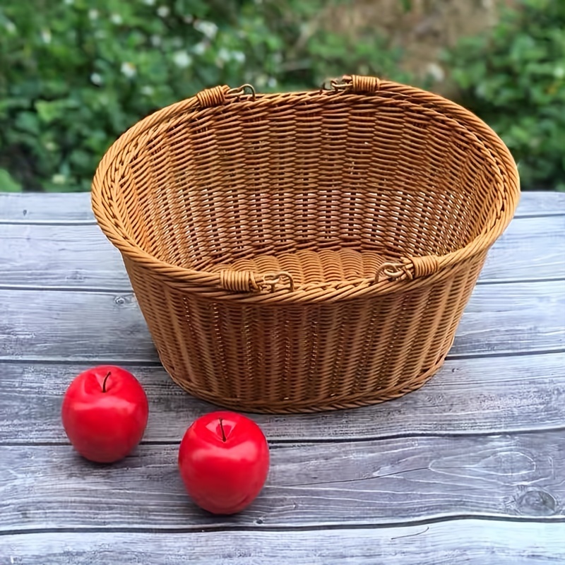 Cestino Portaoggetti In Simil Rattan Da 1 Pezzo, Cesto