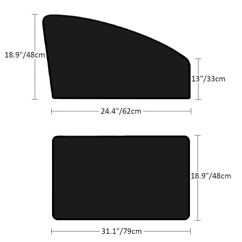 Exquis Pare-soleil de voiture Isolation de pare-brise de voiture Parasols  Rideau de fenêtre latérale Protecteur de protection solaire magnétique pour  enfants Style de voiture