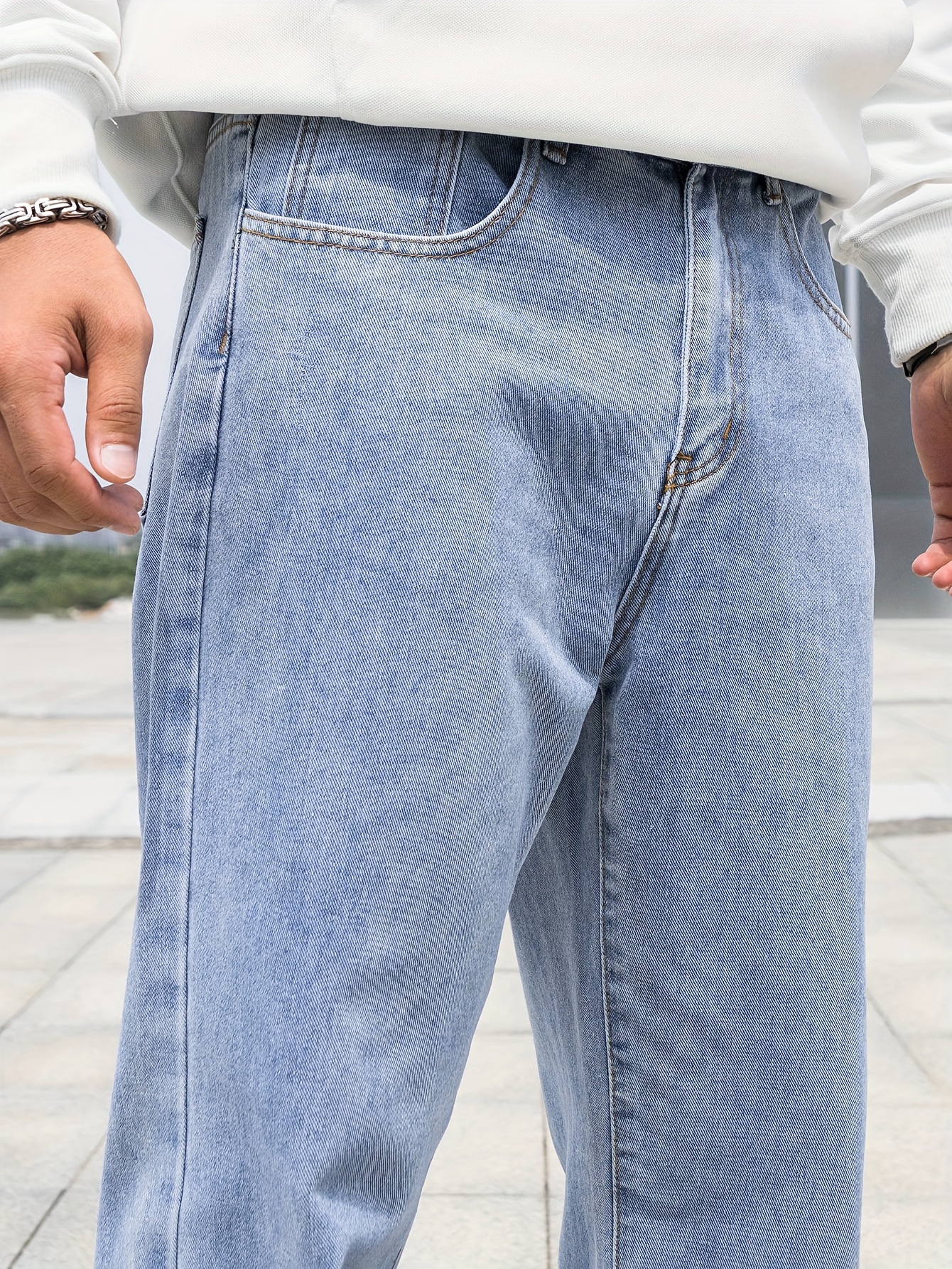 American High Street Wide Leg Jeans Men Vibe Grade, Straight Tube, Loose  Fit, Slim Flap, Casual Pants For Spring And Autumn From Swallowwa, $36.04