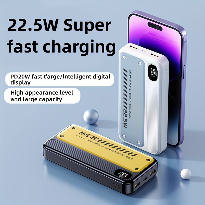 Fast Charge High-Capacity Power Bank - Multi Device Charging
