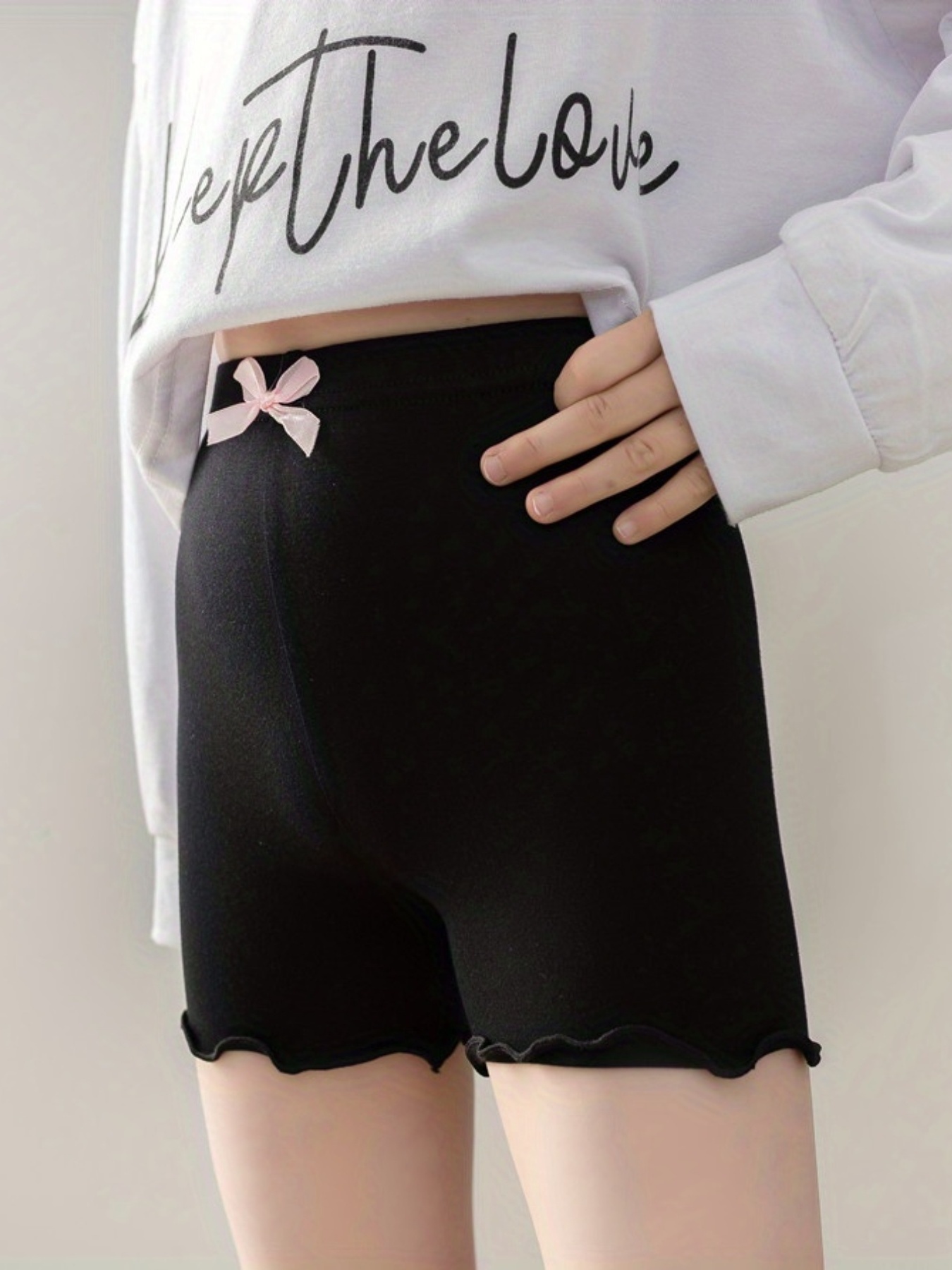 Womens Under Skirt Shorts Girls Summer Trimmed Lace Safety Underwear Short  Pants