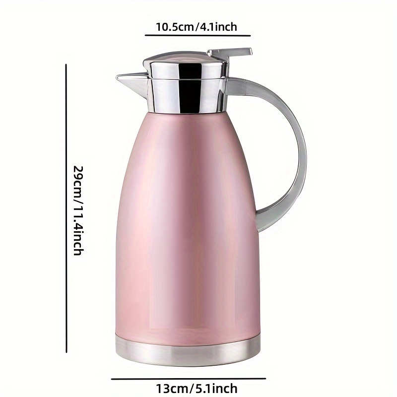 Vacuum Insulated Stainless Steel Coffee Carafe - European Style