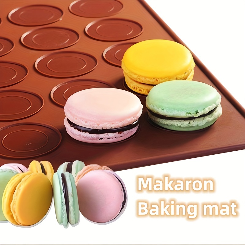 Silicone Macaron Baking Mat For Bake Pans Reusable - Temu