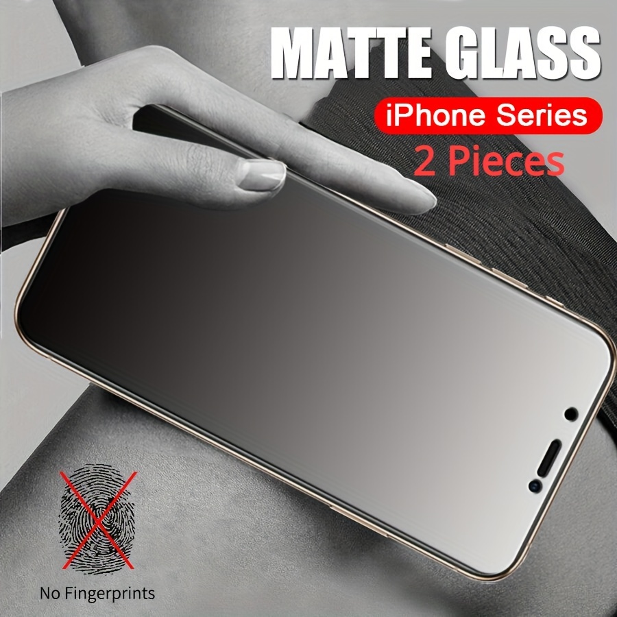 2X Protector de pantalla de vidrio templado privacidad para iPhone 8/7/6Plus  X