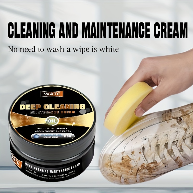 White Shoe Cleaning Cream Cleansing Cream For All Kinds Of - Temu