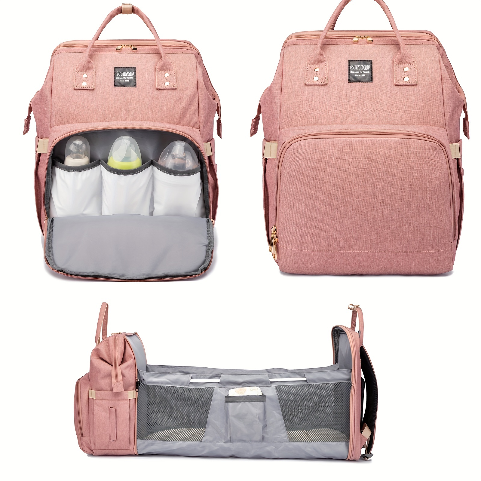 Large Capacity Baby Diaper Bag for Going Out