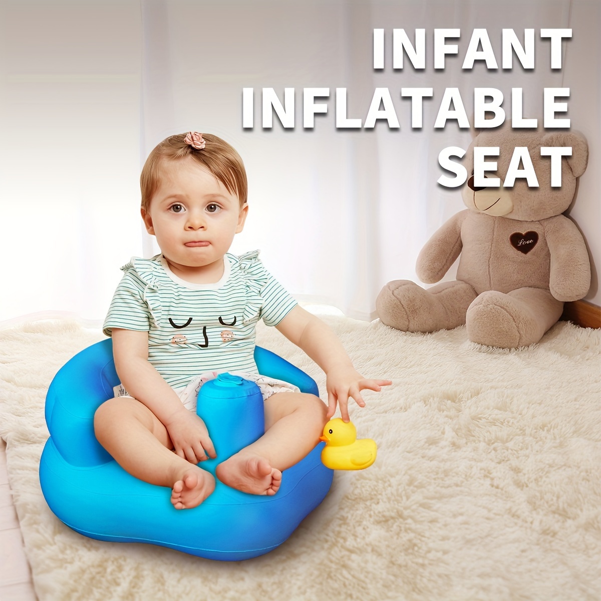 Silla para bebé 2 en 1, fácil de limpiar, bandeja extraíble, trona  convertible compacta y portátil para bebés y niños pequeños – El Sótano