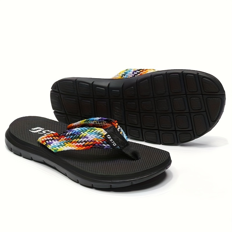 

Stq Flip Flops For Women Comfortable Memory Foam Slip Resistant Thong Sandals For Beach