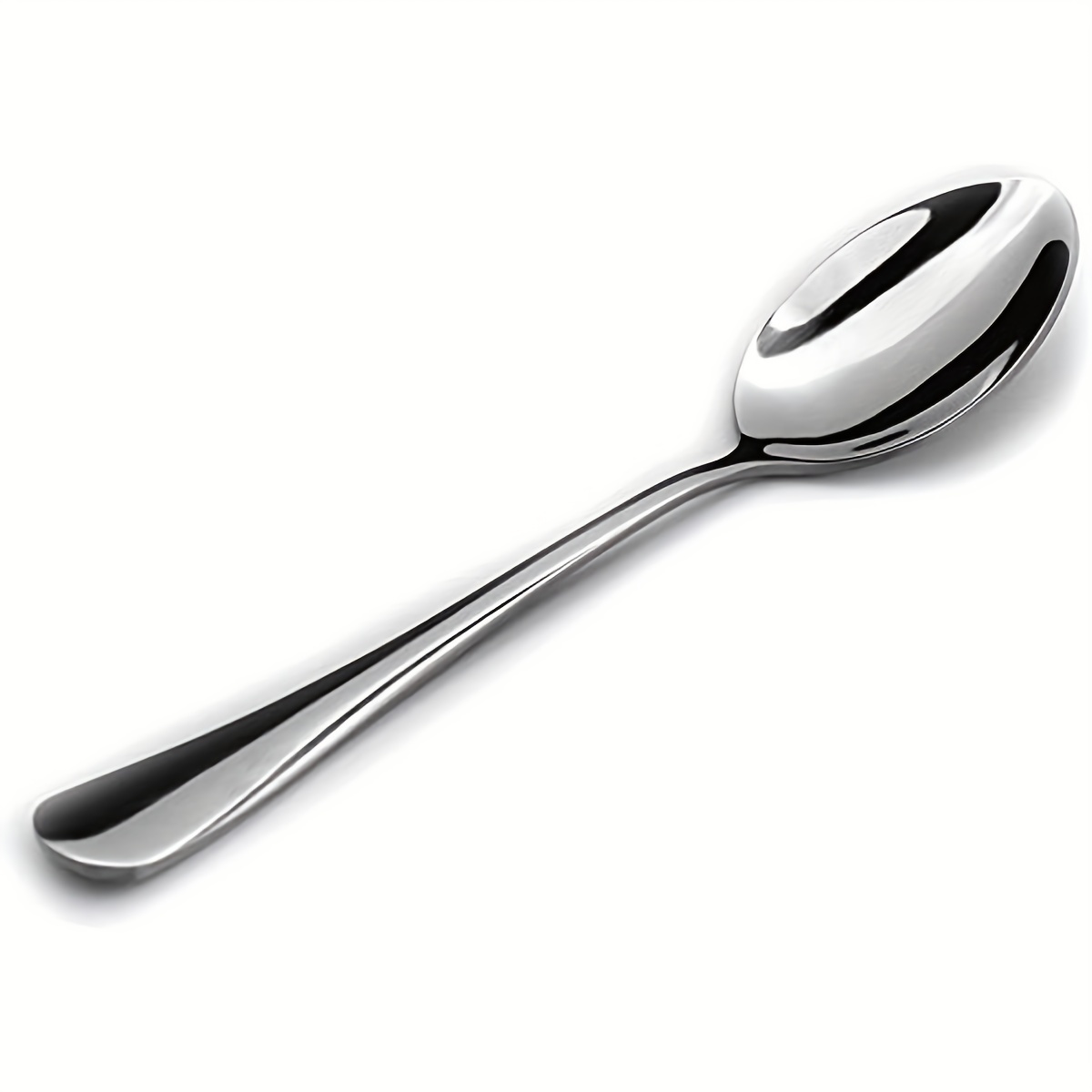 Juego de 16 tenedores de acero inoxidable de calidad alimentaria, tenedores  de mesa, 8 pulgadas (20.32 cm), acabado espejo y apto para lavavajillas