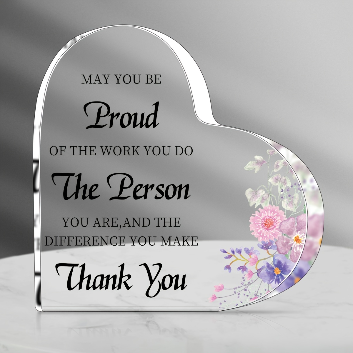  Employee Gifts for Women, Thank You Gifts for Coworkers Women  Men, Co-workers Gifts, May You Be Proud of The Work You Do, Desk Decor  Signs for Home Office, Appreciation Gift 