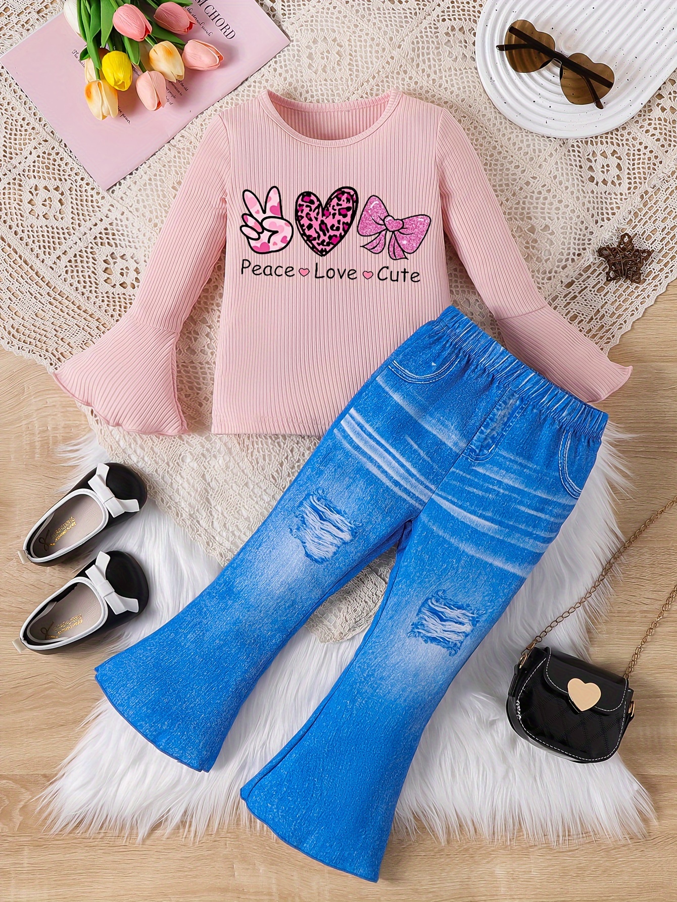 Girls Jean Jacket Peacolate 2-7T Spring Fall Little Girls