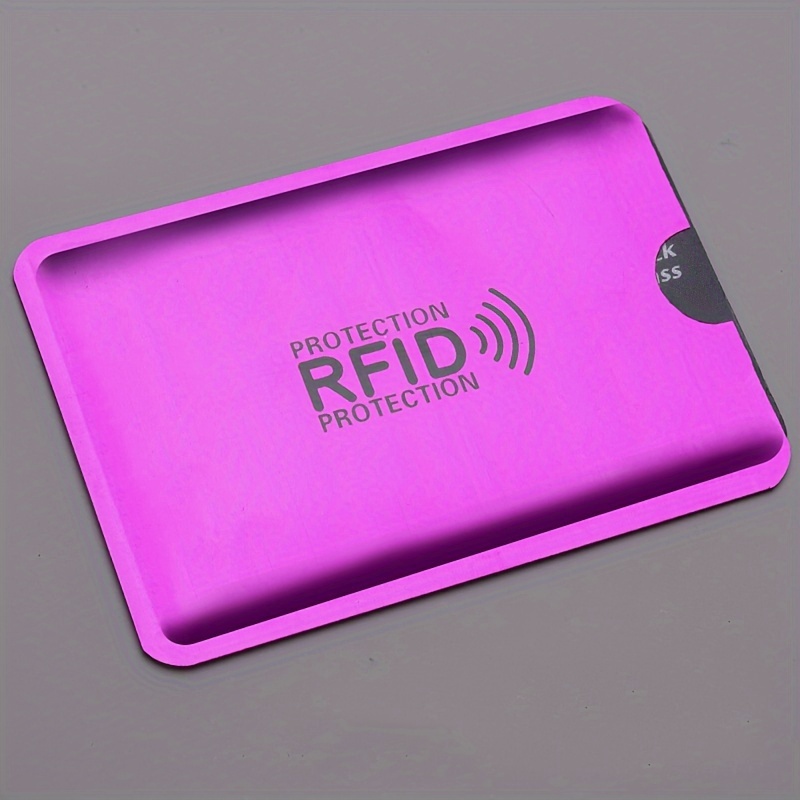 5pcs Porte cartes RFID En Aluminium Anti blocage NFC Lecteur - Temu Belgium