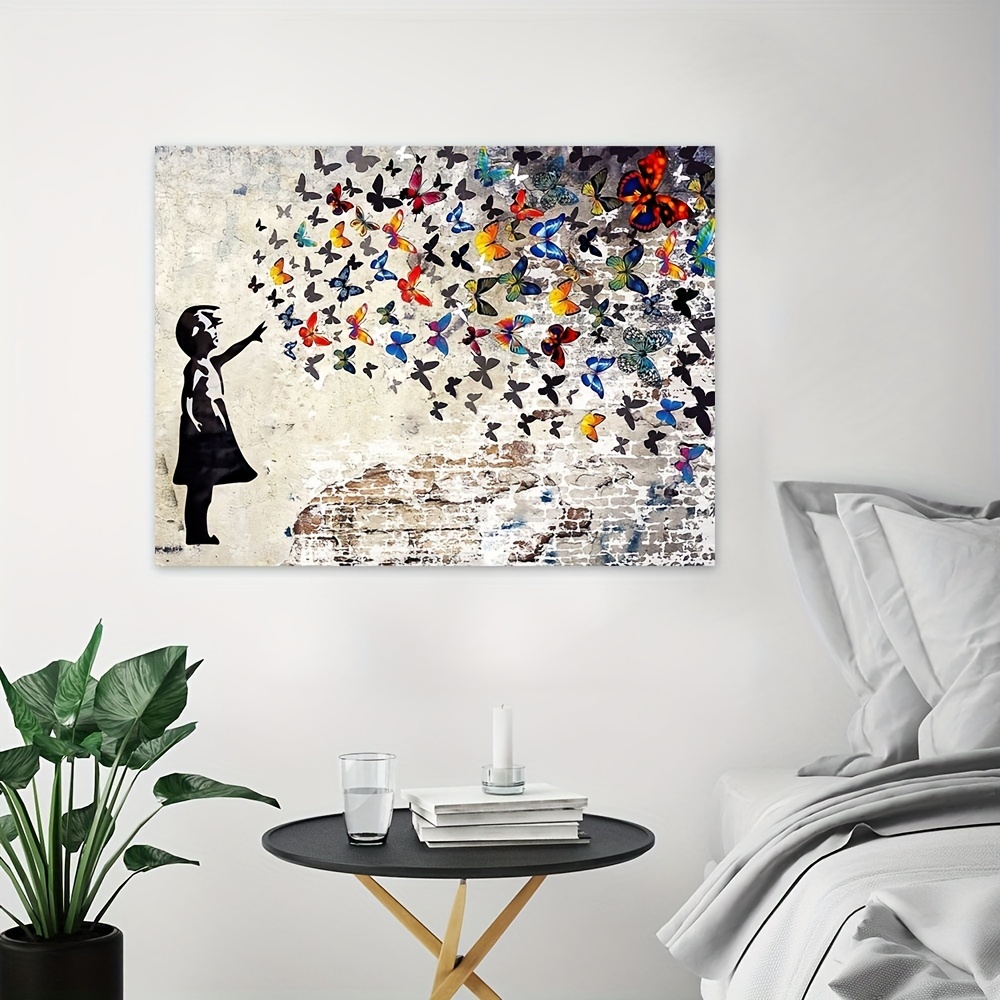 Colorful Wall Art Canvas Painting French Riviera Broders Home Wall