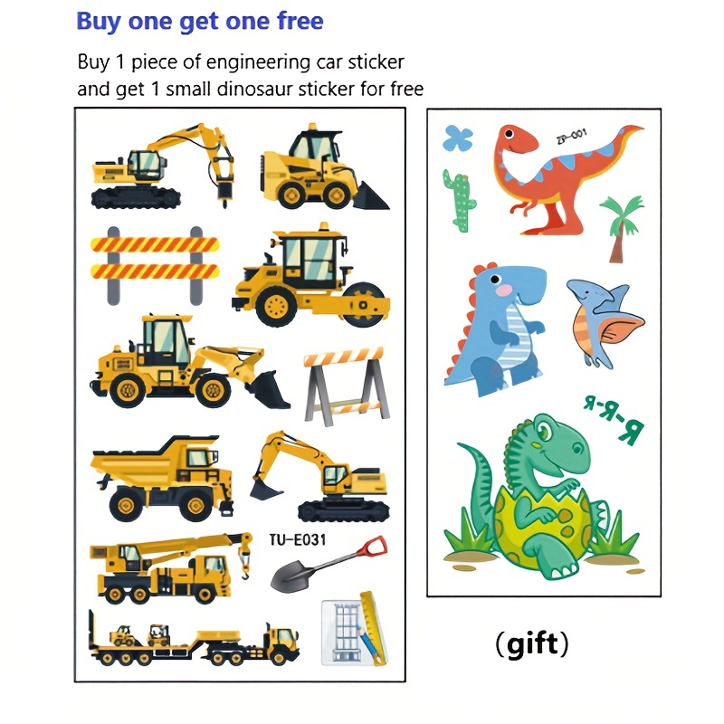 Vehicles For Kids Stickers for Sale