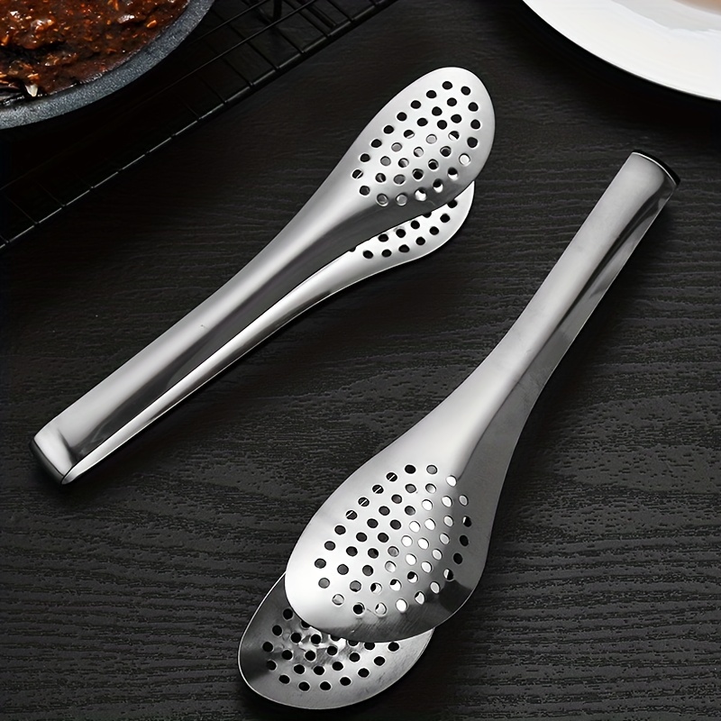 1pc Barbecue Clip,Steak Clip,Baking Supplies,Bread Clip,Thick 304 Stainless  Steel Food Clip,Kitchen Accessories Tongs