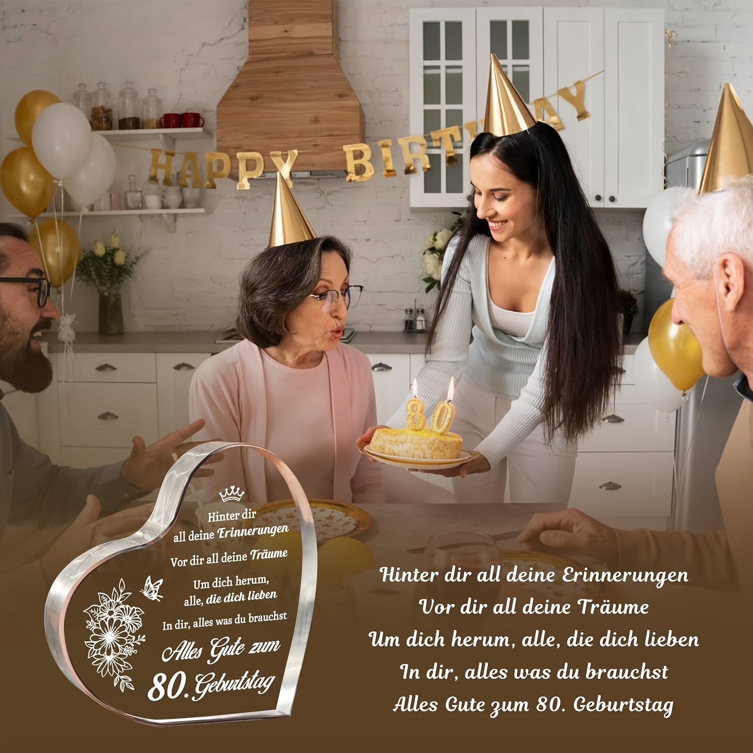 Ideas de regalo de cumpleaños para mujeres de 80 años