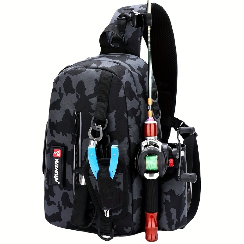 Water resistant Fishing Backpack Rod Holder Ideal Fishing - Temu Finland