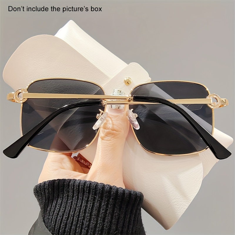 Oversized Square Fashion Sunglasses For Women Luxury Temu