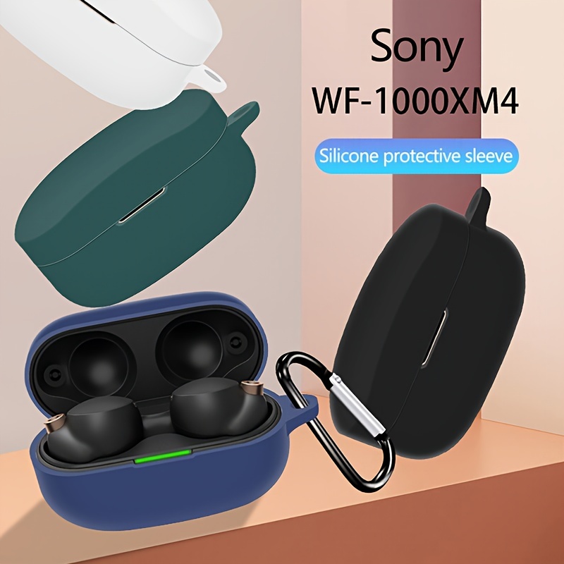 for Sony LinkBuds S Silicone Case CoverSilicone Soft Skin Shockproof Case  With keychian for Sony LinkBuds