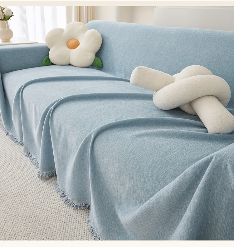 Waterproof Chenille Sofa Slipcover Four Seasons Universal Temu
