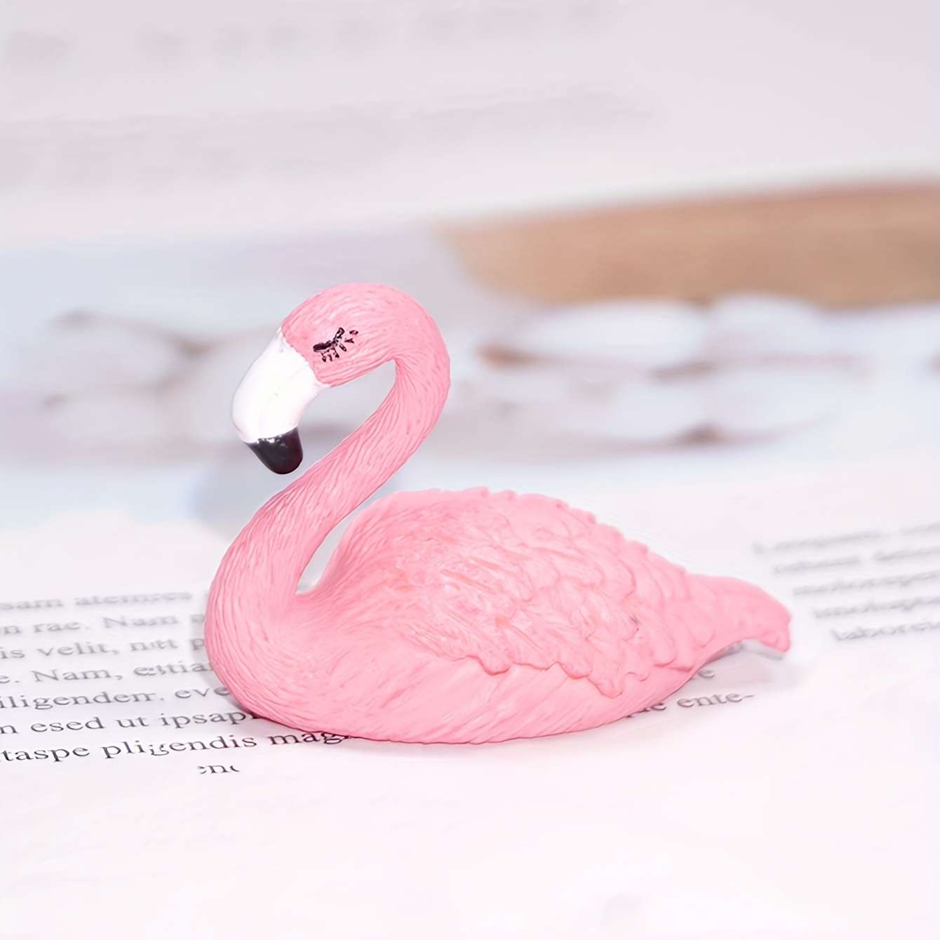 Add A Flamingo Flair Home Decor Gift Ornament Keychain! - Temu