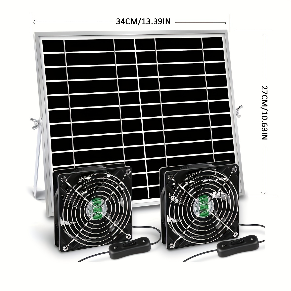 Pet Whole house Fan Ventilation Cooling Fan Solar Powered - Temu