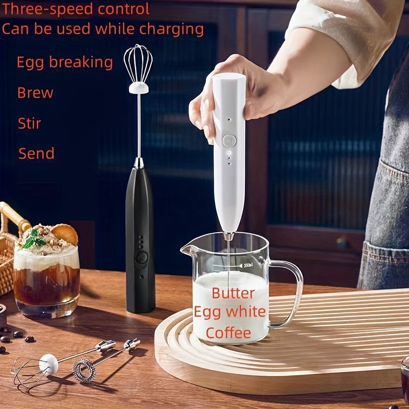 Milk Frother Handheld Mixer Foamer Coffee Maker Egg Beater - Temu